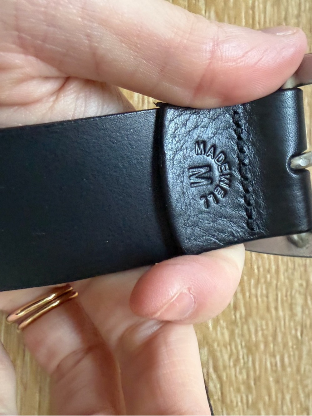 Madewell • Leather Center-Bar Belt - Picture 3 of 5